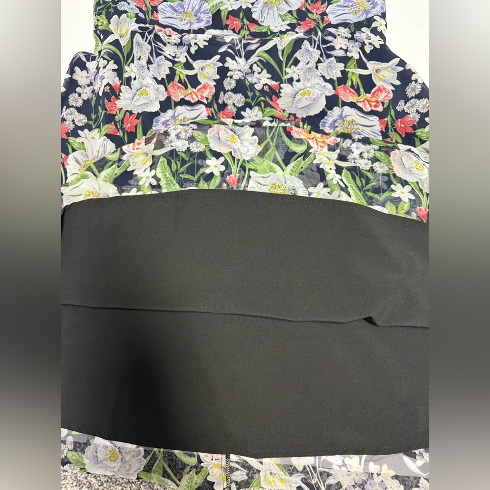 NWT Sam Edelman Floral Off-Shoulder w/removable straps Dress 10 - Picture 7 of 15